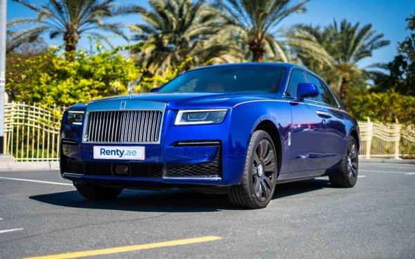 Dark Blue Rolls Royce Ghost, 2022