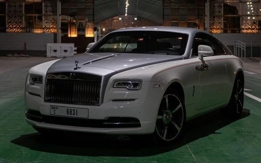 White Rolls Royce Wraith, 2018
