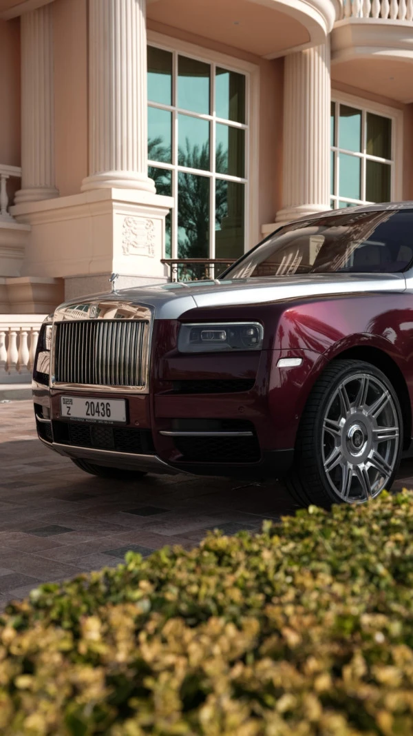  Red Rolls Royce Cullinan Mansory Photo 